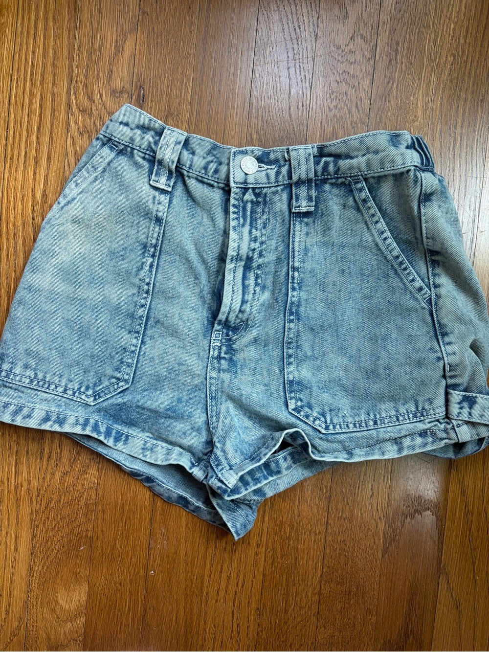 wild fable Green Washed Denim Jean Shorts